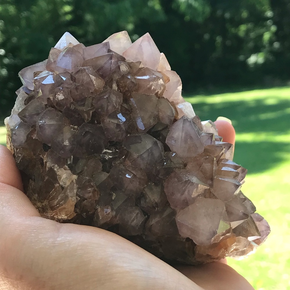 Smoky Ametrine Spirit Quartz Crystal Specimen